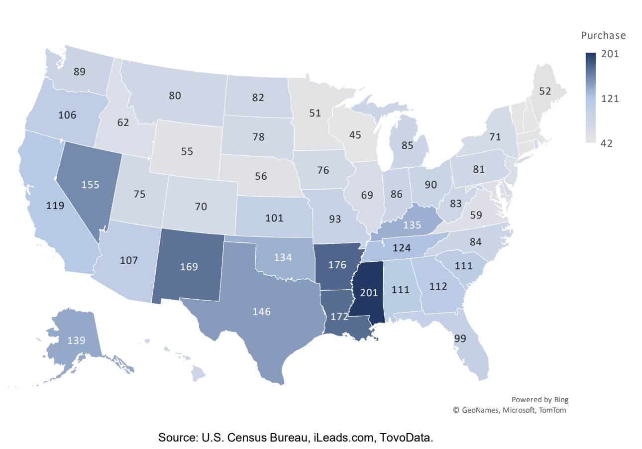 TovoData_MDI_4Q_2021_Purchases_Map_USA